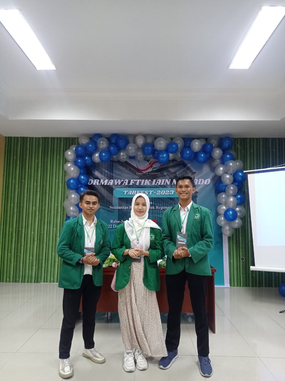 Mahasiswa PAI FTIK IAIN Manado Raih Juara 3 dalam Lomba Debat DEMA FTIK IAIN Manado